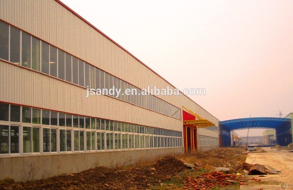 Galvanized steel structure for hanger/warehouse/factory/building/workshop for export